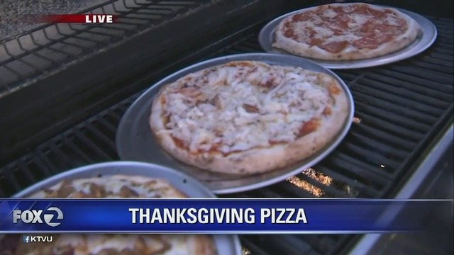 Pizza on Thanksgiving