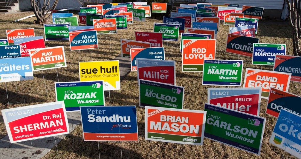 ban political signs blog story
