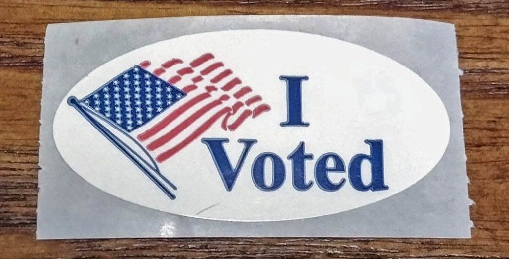 I voted today because I can. Blog Post