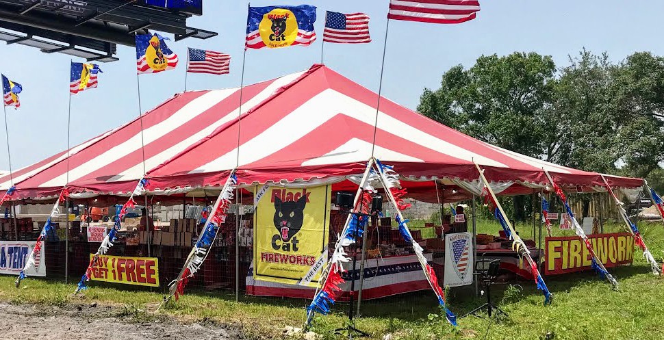 Fireworks tent blog post