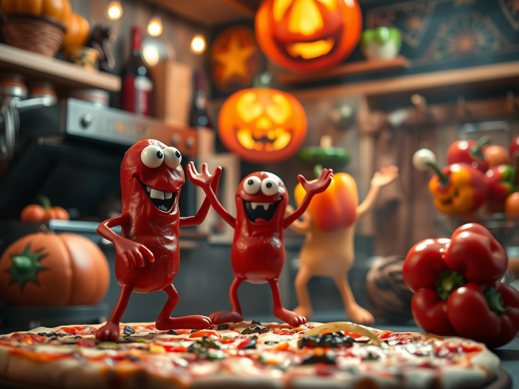 Halloween Pizza Magic
